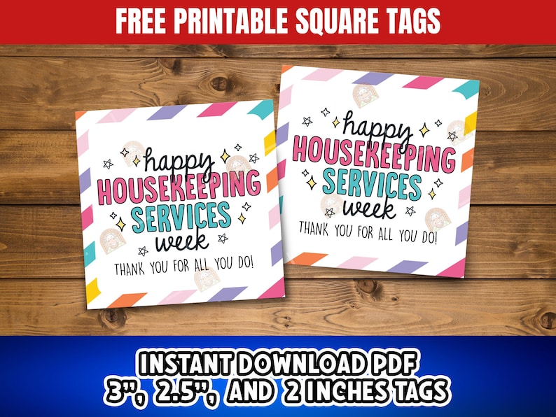 Housekeeping Lettering Housekeeping Week Signs Printable, Housekeeping Appreciation Week Decor ...