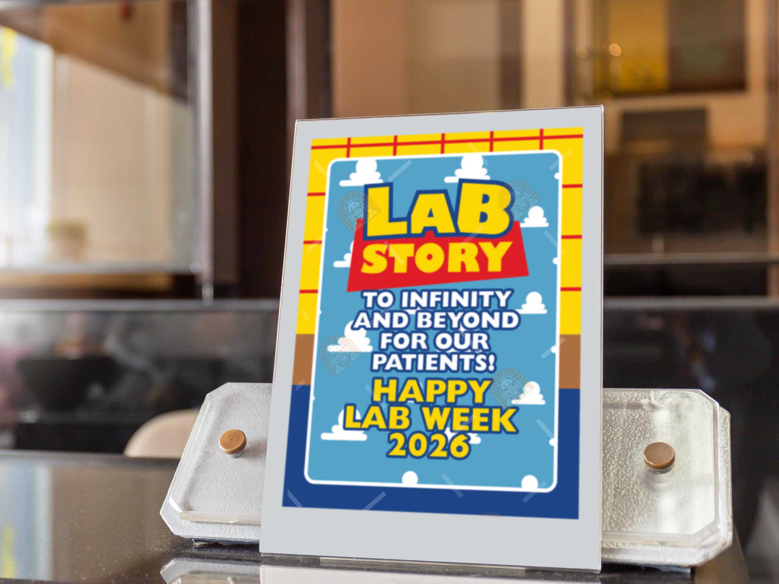 Happy Lab Week. Sign Lab Week 2026 Printable Card, Happy Lab Week Decor - Etsy