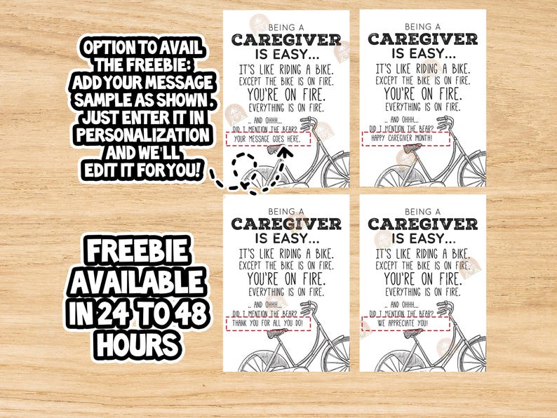 Caregiver Gift, Family Caregivers Month Card Printable, Caregiver Appreciation Month Gift for Caregiver Thank you Gift, Caregiver Sign bild 10