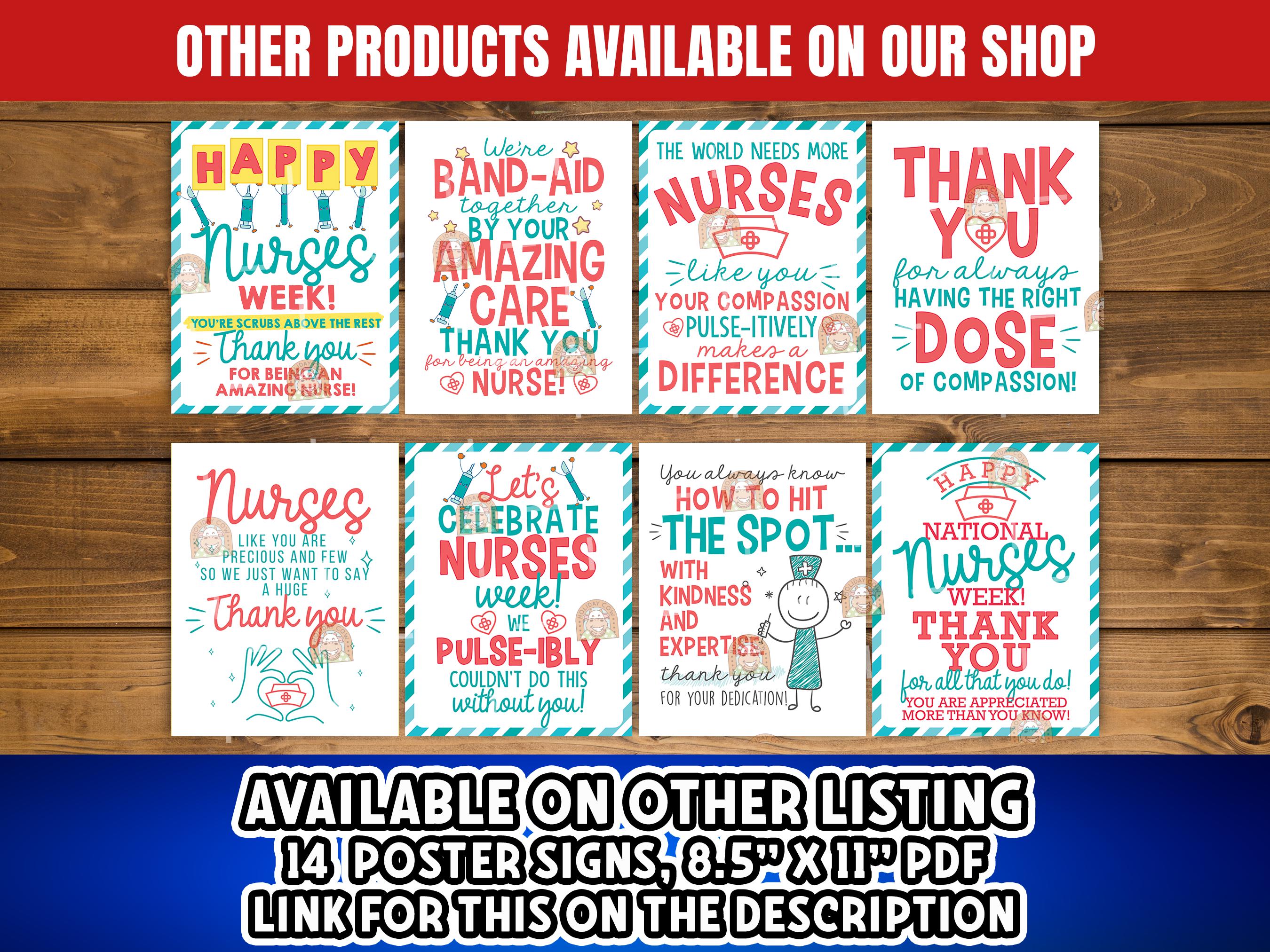 Nurses Week Card, Printable Nurse Card for Nurse Appreciation Gift ...