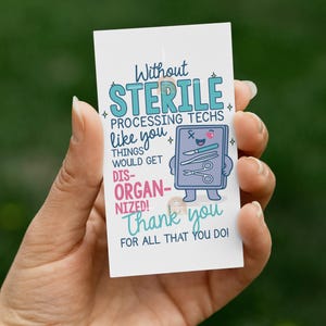 Etichetta tecnica SPD, etichetta stampabile per la settimana SPD, etichetta regalo divertente per tecnici della lavorazione sterile, etichetta per la settimana della lavorazione sterile, apprezzamento SPD, servizio centrale