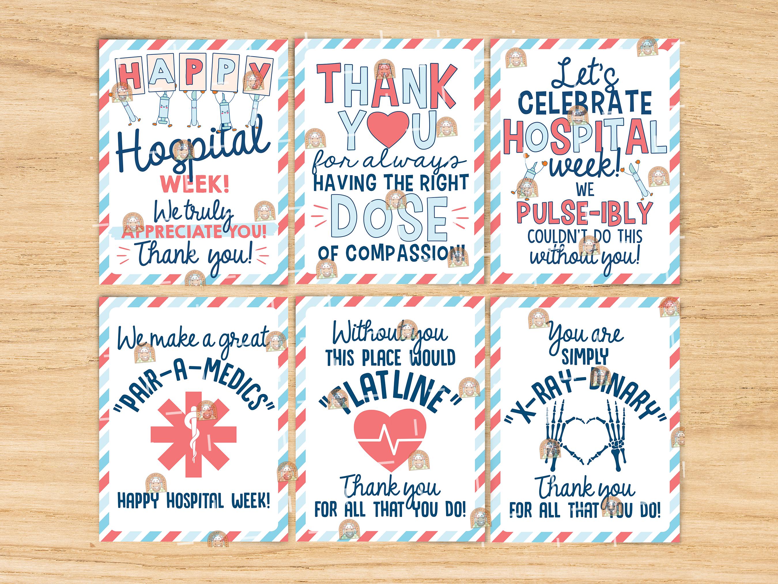 Hospital Week Signage Examples Hospital Week Signs Printable, Funny Hospital Week Decor, Hospital ...
