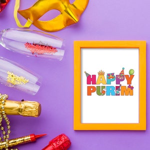 Printable Purim Tags, Purim Gift Tags, Purim Card, Purim Sign, Purim ...