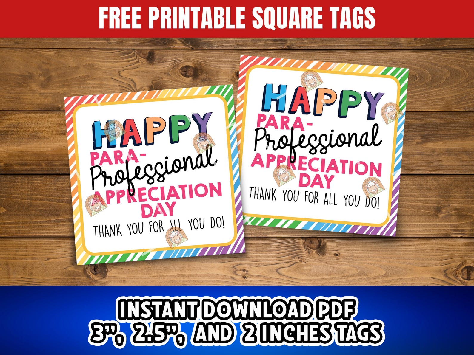Paraprofessional Day Signs Printable, Paraprofessionals Gift, Thank You ...