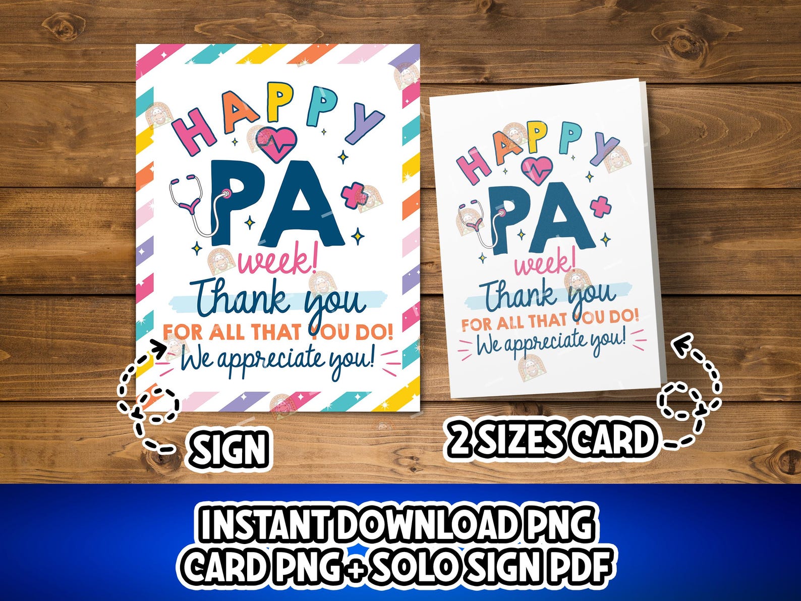 PA Week Sign, Printable PA Week Card, Physician Assistant Week Gift ...