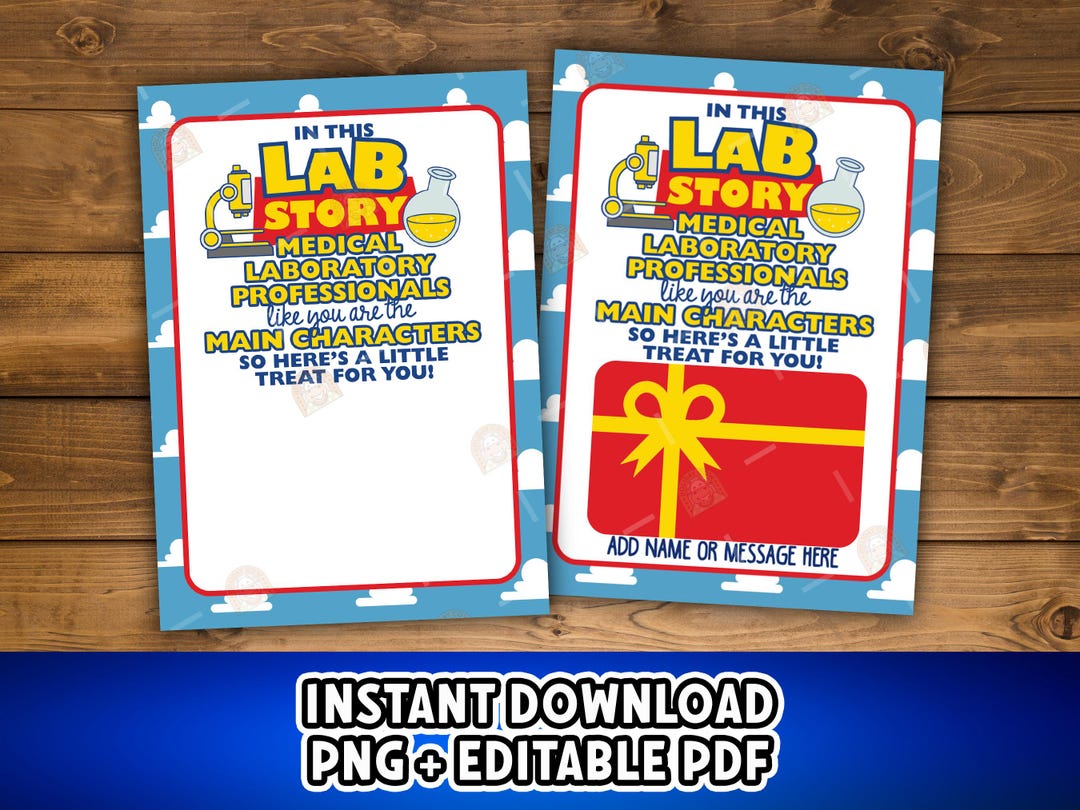 Lab Week Printable Card Printable Lab Week 2026 Gift Card Holder, Lab Week Card Holder - Etsy