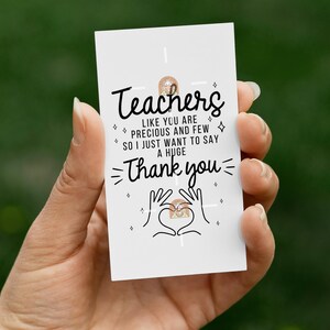 Etiqueta de regalo imprimible para maestros, etiqueta de agradecimiento para la semana de agradecimiento a los maestros, etiqueta de fin de curso para maestros, etiqueta de galleta para maestros