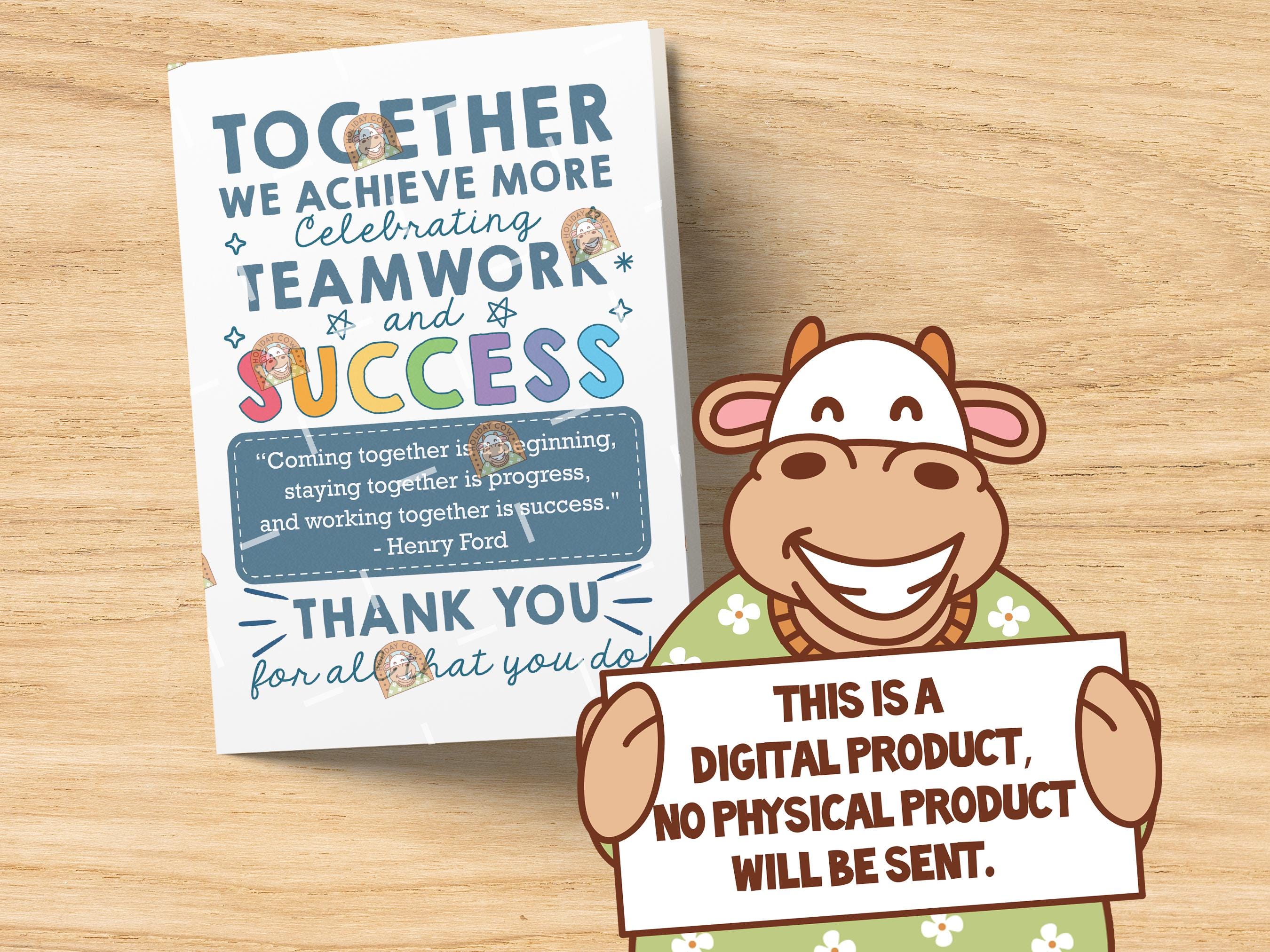 M&h Invites Super Awesome Appreciation Postcards - 50 Pack Thank You Cards For Teachers, Employees, Staff