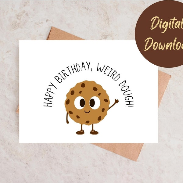 Weird Birthday Card - Etsy