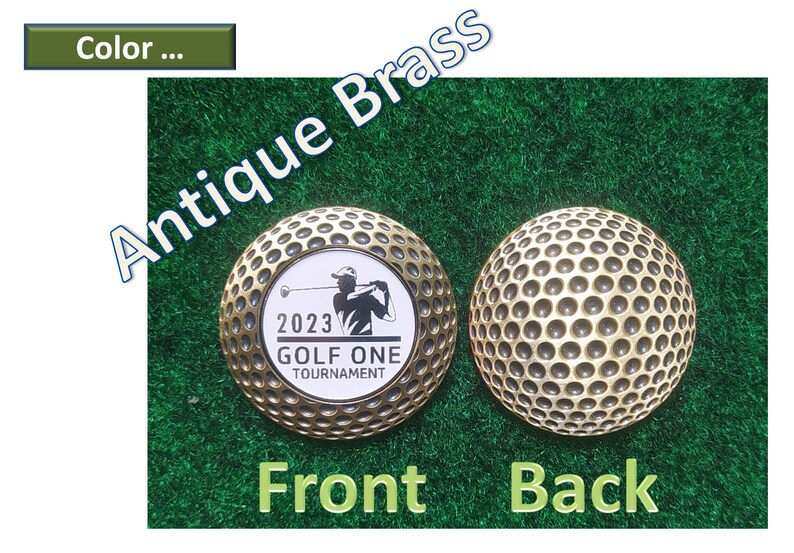Personalized Metal Poker Chip Golf Ball Marker Golf Gifts Etsy