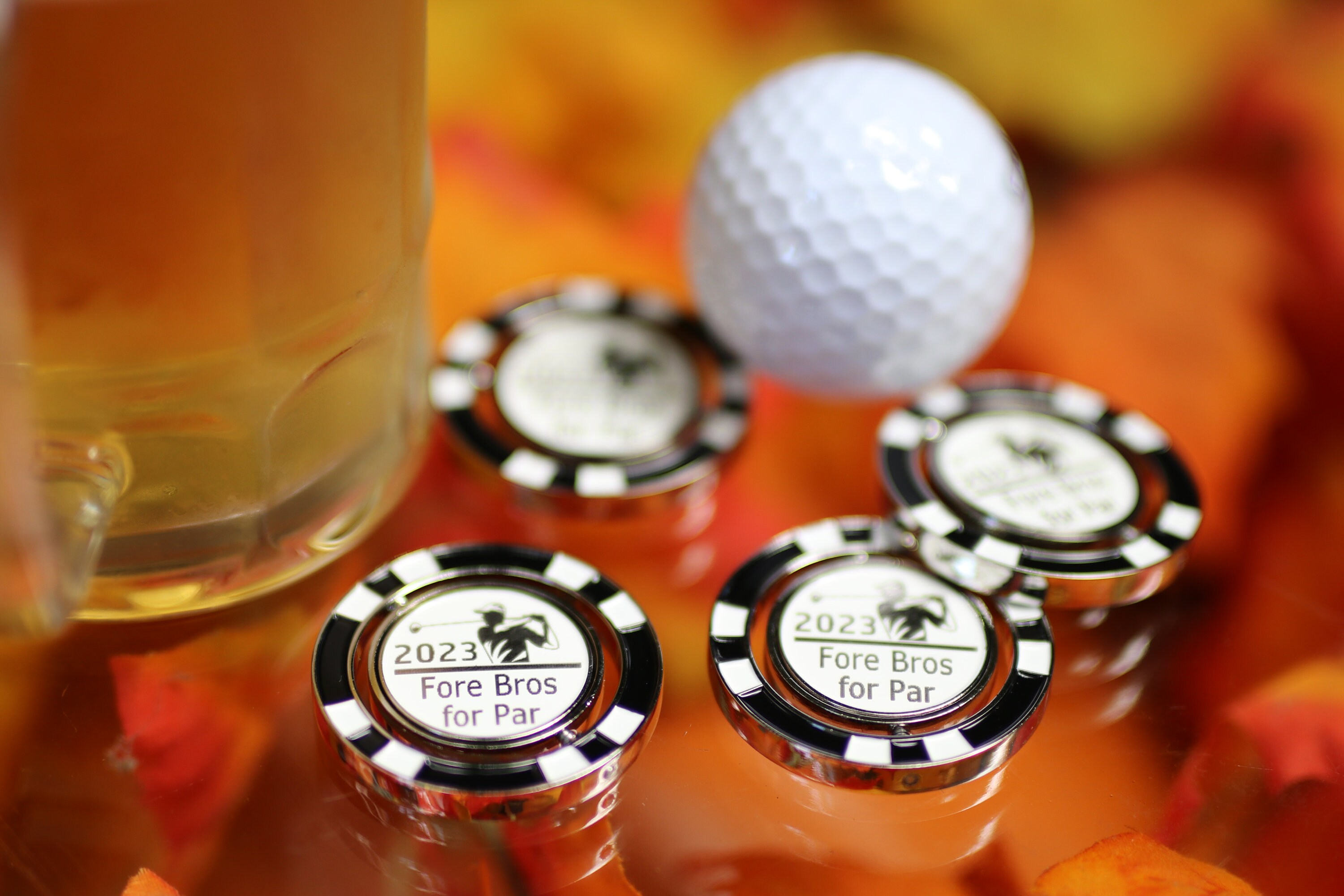 Personalized Metal Poker Chip Golf Ball Marker Golf Gifts Etsy