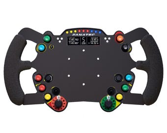 320mm GT Sim Racing Wheel Rim for Fanatec Podium Button Module Endurance – 488 Style