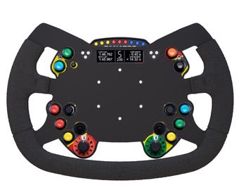 320mm M4-Style GT3 Sim Racing Wheel Rim for Fanatec Podium Button Module Endurance