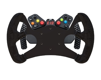 300 mm Sim Racing Wheel Rim for Fanatec CSL Universal Hub – Handmade in Italy