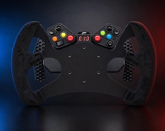 300 mm Sim Racing Wheel Rim for Fanatec CSL Universal Hub – Handmade in Italy