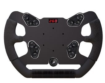 FANATEC Universal Hub Wheel Rim ステアリング ADD-ON - Acelith Formula Style Rim for Fanatec Universal Hub