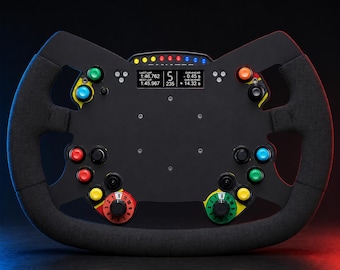 320mm M4-Style GT3 Sim Racing Wheel Rim for Fanatec Podium Button Module Endurance