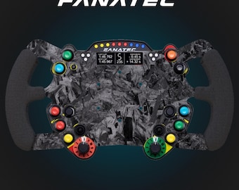 Volante para módulo de botones Podium de Fanatec estilo Ferrari 488 de Eundurance