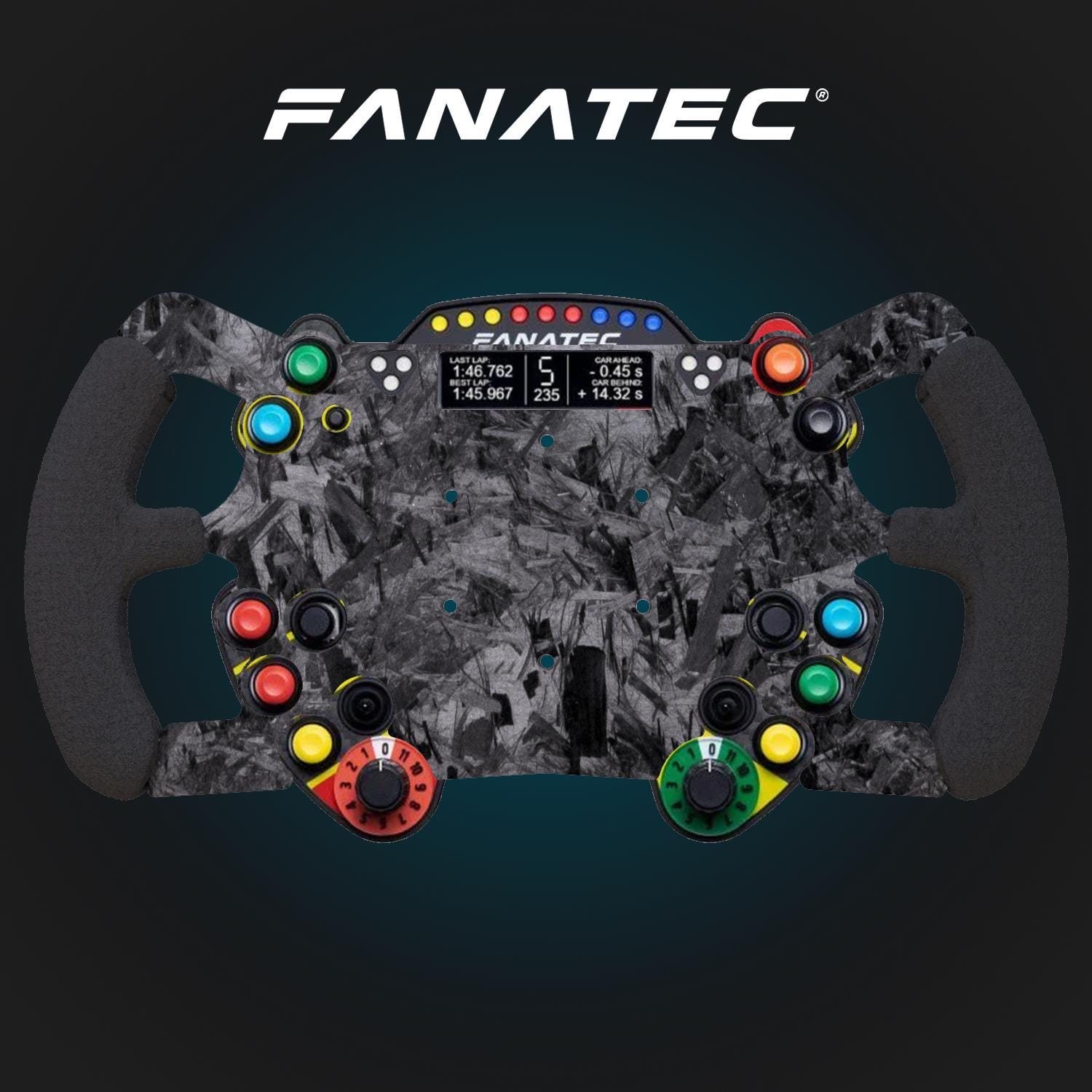 Podium Button Module Compatible Rim Steering Wheel for Fanatec Podium Button Module Eundurance Ferrari 488 ...