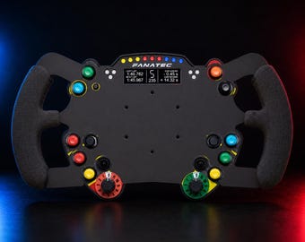 320mm GT Sim Racing Wheel Rim for Fanatec Podium Button Module Endurance – 488 Style