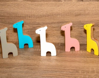 Safari Animal Drawer Handles , Safari Nursery Decor, Wardrobe Handles, Drawer Pulls , Giraffe Knobs,