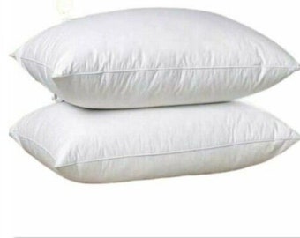 Hotel Quality Pack of 2,4 Bounce back Pillows Anti-Allergy Hollowfibre Extra Filled Pillow (50CM x 75CM)