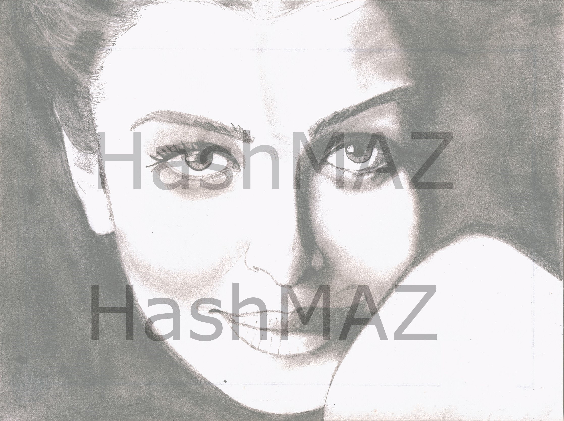 Aishwarya Rai - Pencil Sketch