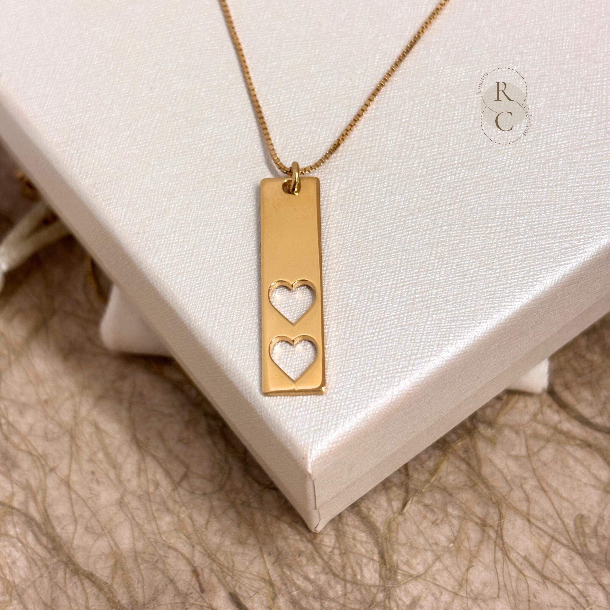 Elegante collana con ciondolo a forma di cuore in argento Sterling 925 per madre