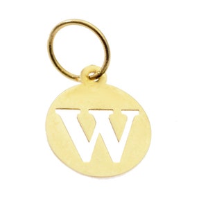 Hanger letter W Hanger Goud Goud Hanger