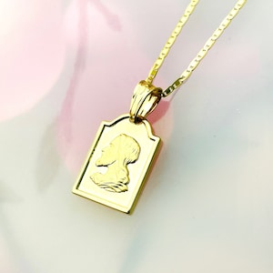 Pendant with Jesus gold pendant First Communion