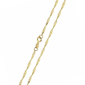 Gold chain necklace Singapore Magic 375 gold 9KT