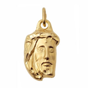 Pendant with Jesus Gold Pendant First Communion
