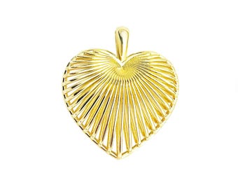 Anhänger Herz Kettenanhänger Gelbgold Goldanhänger 585er 14KT