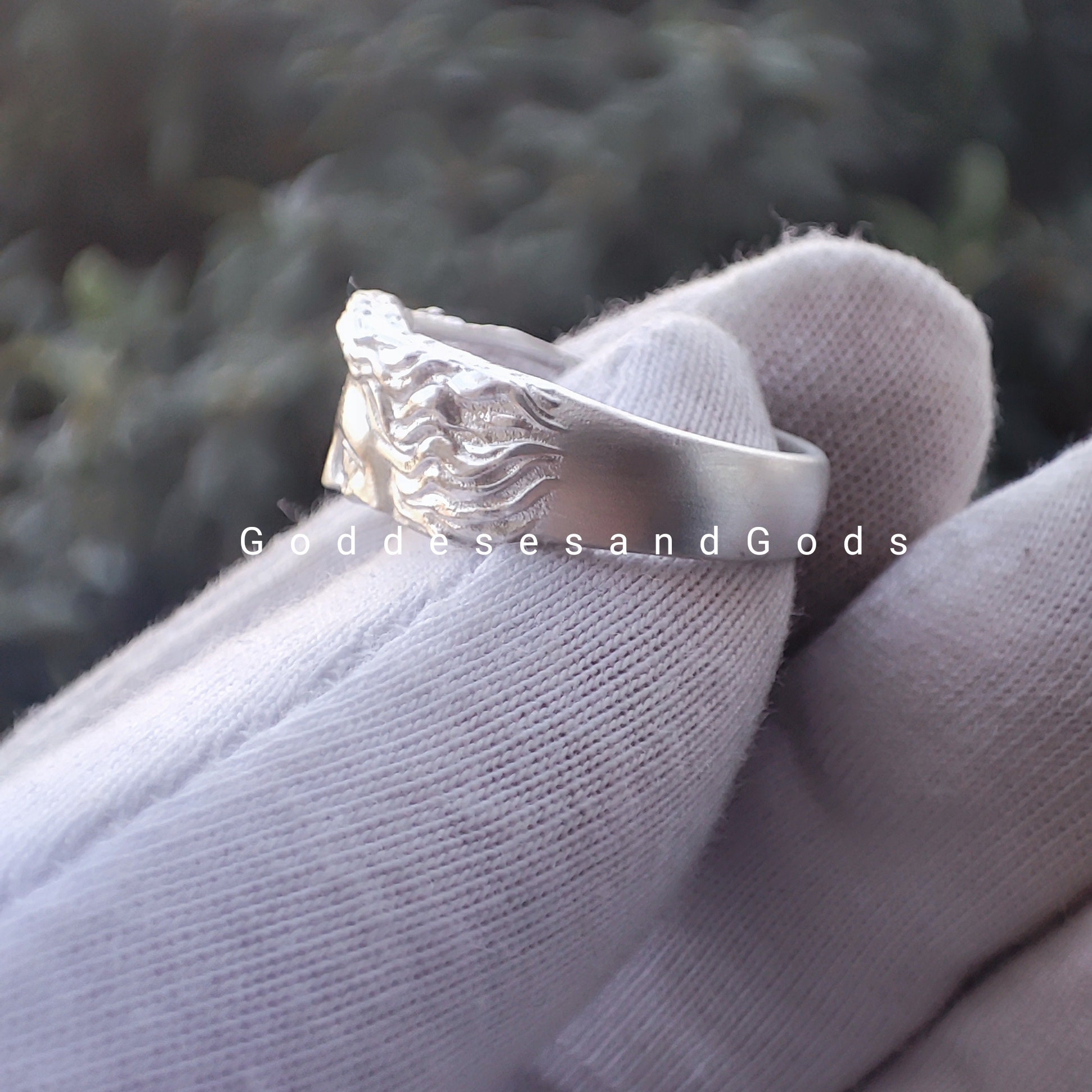 女神アフロディーテのスターリングシルバーリング ギリシャ神話