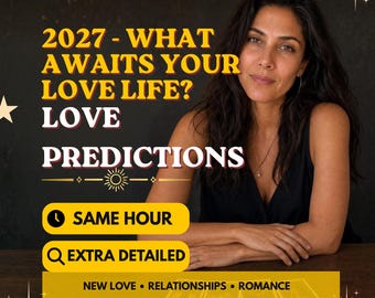 ¿Qué te espera en 2027? / Predicciones psíquicas del futuro / Lectura personalizada del próximo año / Misma hora