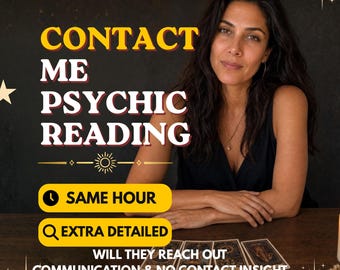 Contact Me Psychic Reading | Will They Reach Out? | Communication & No Contact Insight | Same Hour Relationship Reading