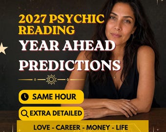 Lectura psíquica 2027 / Predicciones para el próximo año / Pronóstico de amor, carrera, dinero y vida / Misma hora