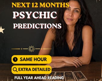 Next 12 Months Psychic Predictions | Full Year Ahead Reading (Same Hour) | Love, Career, Money & Life Path | Accurate Future Forecast