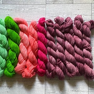 Mini skeins-fingering weight lot 2