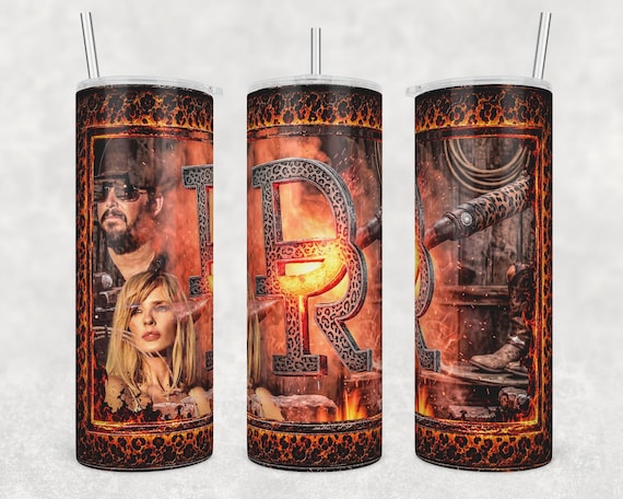 Dutton Ranch Tumbler Png, DR Western Leopard Style, Cowboy and Cowgirl Design, 20 oz Skinny Tumbler (Digital Download)