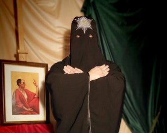 Black Hood of A∴A∴ * Hood of the Neophyte * Hood of the Zelator * Hood of the Practicus * Hood with  Eye in the Triangle * Argentium Astrum