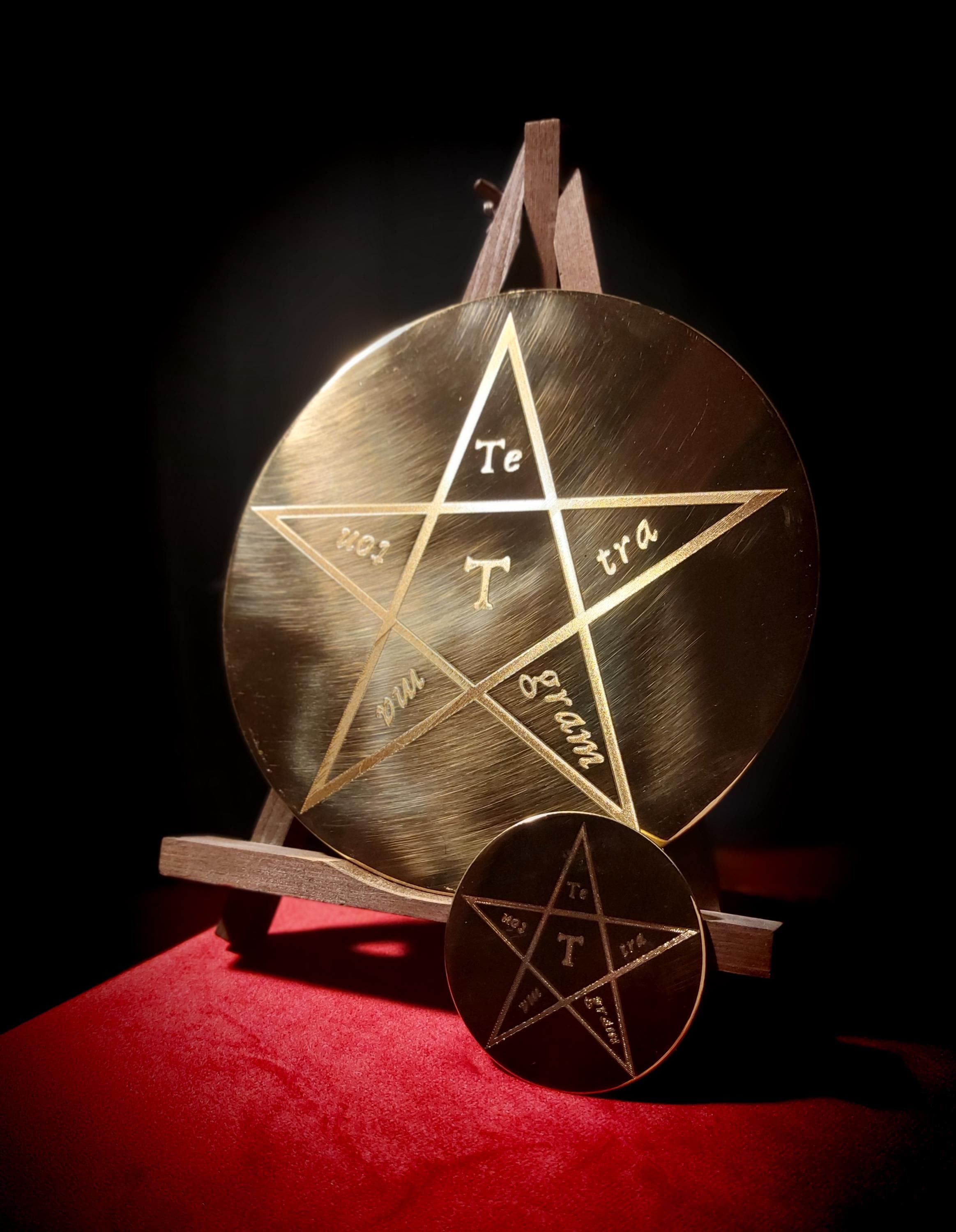 Solomonic Pentacle Discs - Ritual Tools for Magic Circles Protection ...