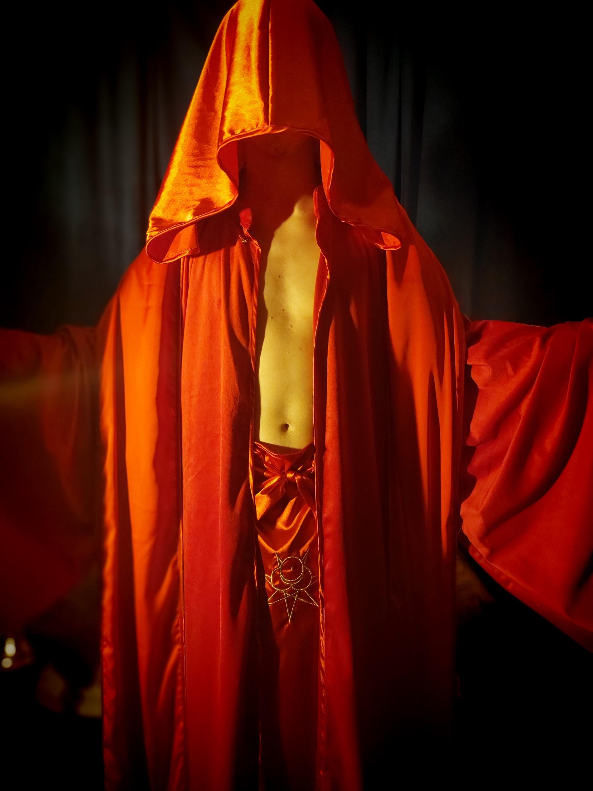 Thelemic Robe of the Beast - Handcrafted Occult Garment for Rituals ...