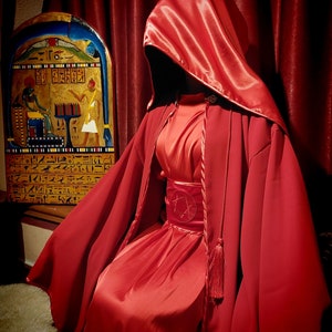 Magic Robe of Babalon * Scarlet Woman * Red Hooded Tau Robe * Garment for the Invocation of Babalon