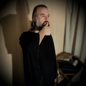 Black Robe, Magic Robe, Tau Robe, Ceremony Robe, Robe for Initiation ...