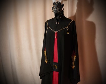 Hierophant’s Robe of Hekate * Wizard&#39;s Black Robe of Hecate * Witchcraft * Hekate&#39;s Magic Robe for Men
