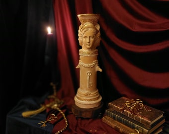 Stele of Hekate / Statue of Hecate / Goddess of Magic / Goddess of Crossroads / Hekate Faces / Hecate Incense Burner / Neopaganism