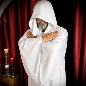 Black Tau Hooded Robe, Robe of a Neophyte, Robe of the Crone, Ritual ...