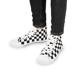 Checks Men's High Top Sneakers