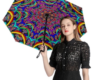 Psychedelic Kaleidoscope Umbrella